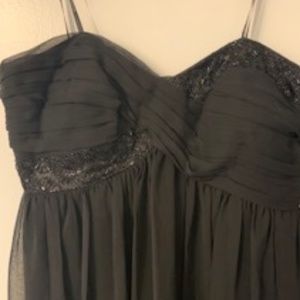 Maggie London strapless dress with tags, sequins